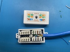 5 Pack Cat6 Junction Box Cat5e Splice Connector Punch Down Unshielded Ethernet picture