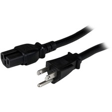 StarTech 4 ft Heavy Duty 14 AWG Computer Power Cord 5-15P to C15 PXT515C154 picture