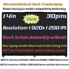 M140NW4D R4 HW 1.1 For Lenovo IdeaPad Flex 5 14ABR8 82XX LCD Touch Screen WUXGA picture