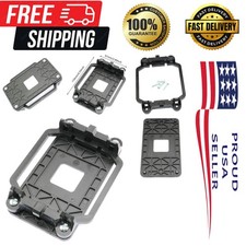 Durable CPU Cooler Bracket for AMD AM2 AM3 Motherboards – Black ABS Design picture