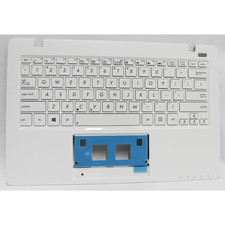 90NB02X1-R30280 ASUS Palmrest Top Cover w/US Keyboard w/o Touchpad White Grade A picture
