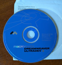 Macromedia Dreamweaver UltraDev 4 Mac Vintage Web Development Software w/serial# picture
