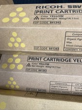 Genuine Ricoh Savin Lanier 841343 Yellow Toner Ctg for Lanier LD-435C Series picture