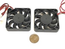 2 Pieces 12V 5010 2 Pin Computer fan 50MM 5CM pc cooling cool Replacement A5 picture