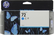 HP 72 C9371A Cyan 130ml Ink Cartridge DesignJet T610 T770 T1100 T1200 - Genuine picture