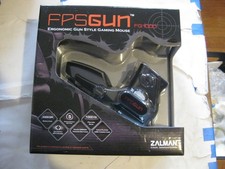 FPS GUN FG 1000 Ergonomic Gun Style Gaming Mouse ZALMAN, Brand New picture