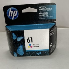 HP 61 Genuine Original Tri-Color Inkjet Ink Cartridge CH562WN picture