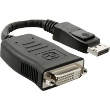 4Xem 4Xdpdvi 8In Displayport To Dvi Adapter Single Link 24 Plus 5 Black picture