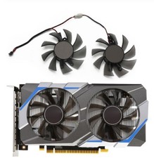 Pair Fans Cooler Fan For GALAXY KFA2 GTX1050Ti 1050Ti Graphics card FD8015H12S picture