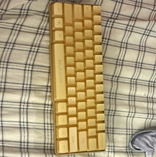 Bugha Bugha-LED 60% Gaming Keyboard Gold Backlit Wired USB QWERTY English picture