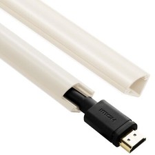 136in Corner Cable Concealer, Corner Cord Hider for One Cord, Wire Covers for... picture