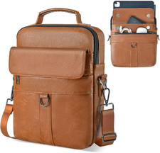 12.9-13 Inch Ipad Carrying Leather Bag for 2025 13 Inch Ipad Air M3 M2 & Ipad Pr picture