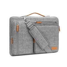 MOSISO 360 Protective Laptop Shoulder Bag,14 inch Computer Bag 14 inch, Gray picture