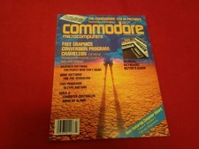 Vtg Commodore Microcomputers Magazine Augest 1985 picture