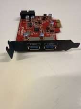 Inateck KT4006 PCIe USB 3.0 Expansion Card 2-Port Desktop Adapter SATA Power picture