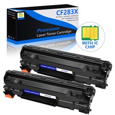 2x CF283X Black Toner Compatiblewith HP 83X LaserJet Pro M201n M202dw MFP M225dn picture