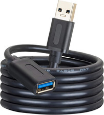 USB 3.0 Extension Cable 25Ft,Usb 3.0 High Speed Extender Cord Type a Male to a F picture