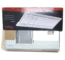 Rocketfish RF-ABTKB Bluetooth Wireless Keyboard Slim Aluminum Mac PC Open Box picture