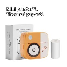 Mini Bluetooth Thermal Photo Label Printer with Battery for Stickers and Paper picture