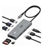 Acer USB-C Docking Station Dual Monitor, 9-in-1 Laptop Dock with  2FT, black picture