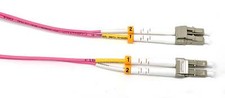 1.5M 40GB OM4 Multimode Duplex Fiber Optic Cable 50/125 LC Magenta Patch Cable picture