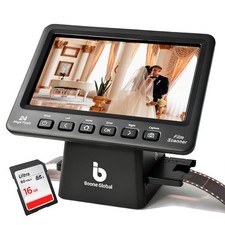 BEONEGLOBAL ClearScan P7 Film Scanner, 7” LCD 24MP Slide & Negative Scanner f... picture