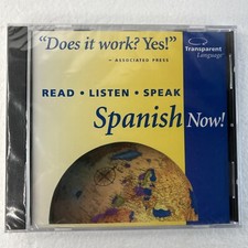 Transparent Language Spanish Now Brand New & Sealed picture