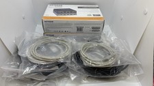 HUGE LOT: 2X NETGEAR ProSafe GS105 Gigabit Ethernet Switch 5-Port + Cables picture