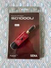 SENA Parani SD1000U Bluetooth USB Adapter with Antenna for PC, Red/Black picture