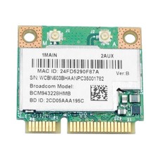 Broadcom BCM943228HMB WIFI Wireless N BT Bluetooth 4.0 Half MINI Card 802.11abgn picture