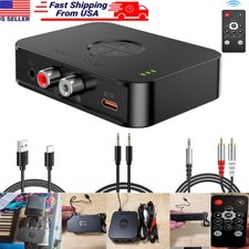 Bluetooth 5.4 Receiver Transmitter Wireless 3.5mm AUX to RCA Audio USB Adapter picture