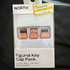 North Figural Key Cap 5 Pack-Keyboard Keycap-Orange Sushi-New picture