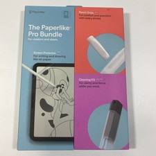 Paperlike Pro Bundle iPad Screen Protector Pencil Grips Cleaning Kit NEW  picture