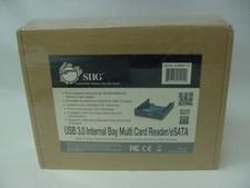 NEW - SIIG USB 3.0 INTERNAL BAY MULTI CARD READER eSATA JU-MR0911-S1 picture