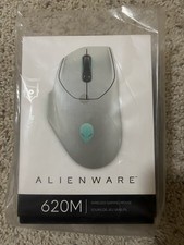 NEW SEALED Alienware AW620M Wireless Optical Gaming Mouse 26,000 DPI Lunar Light picture