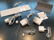 Apple product bundle – including keyboard, apple watch charger, MagSafe adaptor picture