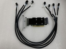 DELL R730xd GY1TD 0GY1TD SSD NVMe PCIe EXTENDER EXPANSION CARD P31H2 w/ 4 cables picture