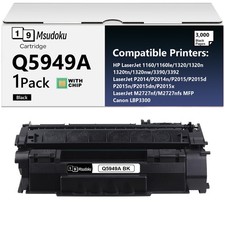 1 Pack Q5949A Toner Cartridge BLACK For HP LaserJet 1160 1320 3390 3392 P2014 picture