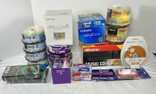 Large Lot of NOS Mixed Media - DVD-R - CD-R - VHS - More - Unused Media picture