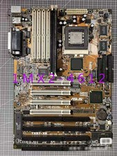 1pc used  Asus TX97-XE Socket7 with CPU and memory heatsink picture
