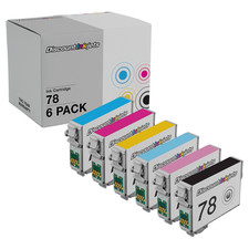 6PK T078 Printer Ink Cartridges for Epson 78 Stylus Photo RX680 RX595 R380 RX580 picture