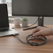 Fast Charging & Data 2-Pack Thunderbolt 4 Cable, 3.3FT, for High-Res Monitors picture
