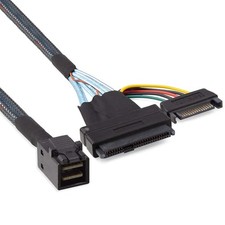 10Gtek Mini SAS SFF-8643 to U.2 SFF-8639 Cable, PCIe 4.0 X4 8643 U.2, 1PC  picture