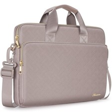 KIZUNA Laptop Sleeve Case 15.6 Inch Computer Shoulder Bag 15-15.6 Inch, Khaki picture