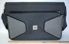 The Sharper Image Ballistic Nylon Two-tone Gray Messenger Laptop Bag picture