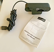 Webcam with Microphone DEPSTECH 2K QHD USB Desktop- New ~ No Box ~  picture
