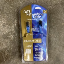 Belkin Gold Series LAN CAT6 Ethernet Network Patch Cable 7ft Snagless Sealed picture