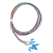 12 Strand Fiber Optic Pigtail LC/UPC Single Mode Low Insertion Loss 1.5m MVBY picture