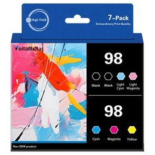 ** NEW Epson Artisan Ink | #98 | Black/Color | High Yield | Compatible | 7-Pack picture