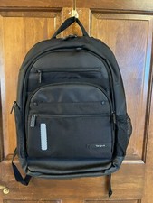 Targus Revolution Travel & TSA-Friendly Backpack w 14in Laptop Sleeve, Black EUC picture